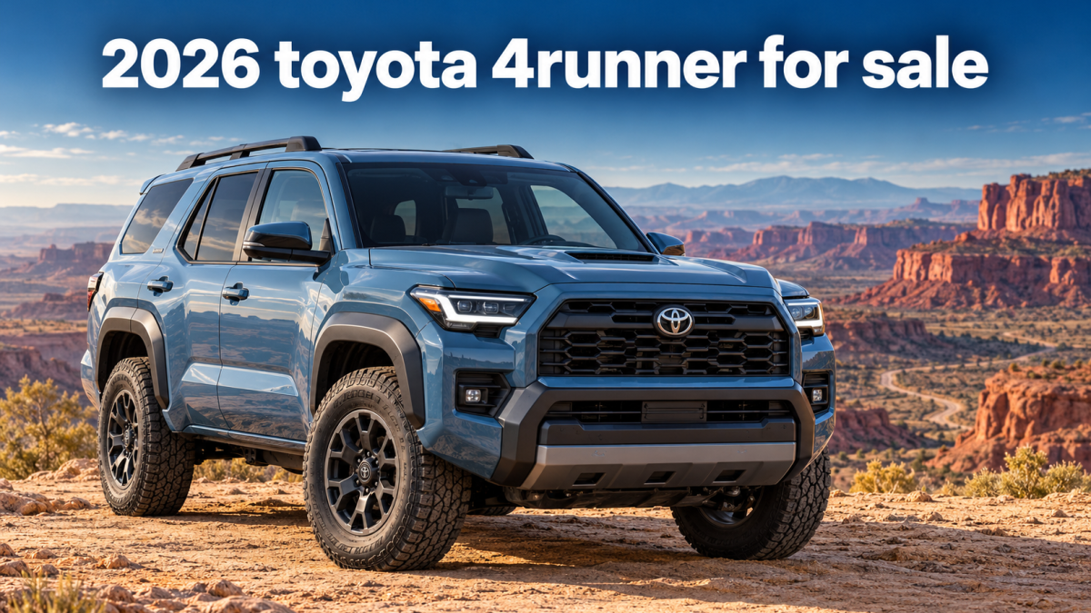 2026 Toyota 4Runner for Sale: Prices, Trims, Features, and Buying Advice for U.S. Shoppers